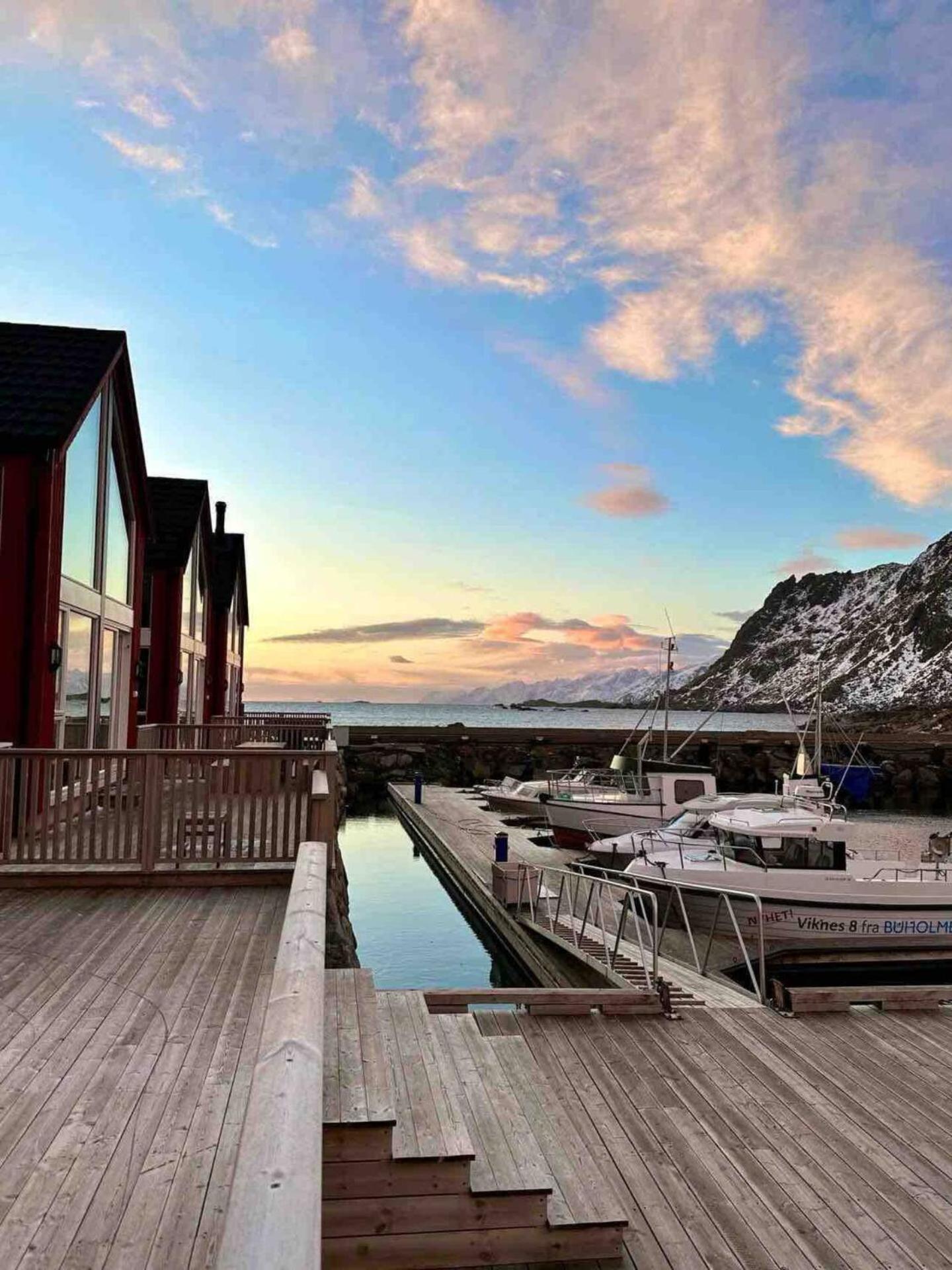Lofoten seaview Ballstad Exterior foto